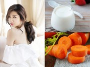 Làm đẹp - 8 công dụng thần kỳ của sữa chua - cà rốt