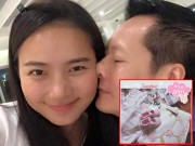 Làng sao - Phan Như Thảo khoe khéo mang bầu "công chúa"