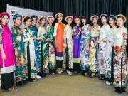 Thời trang - Biểu diễn áo dài mừng sinh nhật Bác ở phố đi bộ Nguyễn Huệ