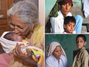 Bà bầu - Những cụ bà răng rụng, tóc bạc vẫn mang bầu, sinh con