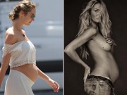 Bà bầu - Vóc dáng bầu bí đẹp mê mẩn của mẫu nội y sexy nhất thế giới