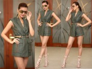 Thời trang - VNTM 2016: Thanh Hằng khoe chân dài 1m12 siêu sexy tại Hà Nội