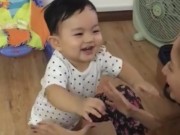 Clip Eva - Clip: Khánh Thi nỗ lực dạy con tập đi