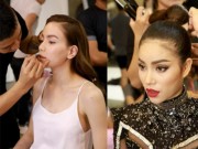 Thời trang - Hà Hồ, Phạm Hương đẹp bất phân thắng bại trong hậu trường The Face