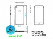 Eva Sành điệu - Lộ bản thiết kế kích thước iPhone 7 và iPhone 7 Plus