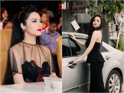Làng sao - Nhật Kim Anh thon gọn ngỡ ngàng, tự lái xế hộp đi sự kiện