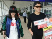 Làng sao - Lưu Khải Uy đến sân bay đón Dương Mịch xóa tin đồn ly hôn