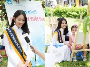 Giải trí - Trương Mỹ Nhân ngoan hiền trong tà áo dài trắng