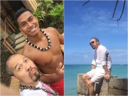 "Soi" sao - Đức Hùng trẻ trung, nhỉ nhảnh khi "du hí" hòn đảo Hawaii