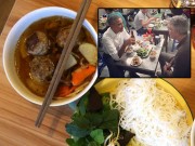 Bếp Eva - Cơn sốt "Bún chả Obama" lan sang Singapore, bán đắt gấp đôi bản gốc