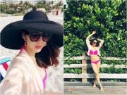 Làng sao - Ngọc Quyên khoe dáng nóng bỏng sau khi sinh con 5 tháng