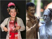 Làng sao - Tiến Đạt cạo râu giả gái siêu hài, Hương Giang làm nhân tượng xinh đẹp