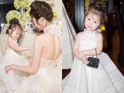 Làng sao - Con gái Elly Trần đeo túi hiệu nhỏ xinh trong tiệc sinh nhật