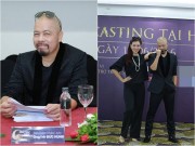 Làng sao - Á hậu Thu Hương, Đức Hùng trẻ trung, nhí nhảnh đi chấm thi