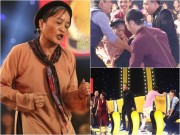 Làng sao - Nói quá nhiều, Lê Thị Dần bị Trấn Thành – Thu Trang khiêng vào trong sân khấu