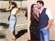 Làng sao - Siêu mẫu Hà Anh mặc gợi cảm, đội nắng đi đăng ký kết hôn