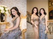 Làng sao - Giáng My đẹp kiêu sa, lộng lẫy khi đọ dáng Thụy Vân