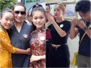 Làng sao - Phi Nhung, Phan Hiển - Khánh Thi giản dị đến dự đám giỗ NSND Phùng Há