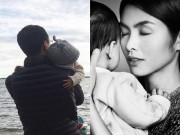 Làng sao - Ông xã Hà Tăng bế con trai thu hút 'vạn người mê' trên mạng xã hội
