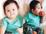 Làng sao - Vẻ đáng yêu khó cưỡng của con trai Khánh Thi - Phan Hiển