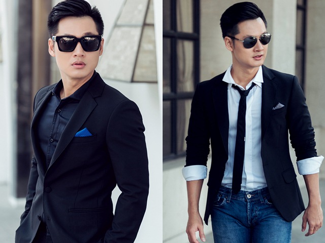 Đức Tuấn trẻ trung và lịch lãm trên đường phố Sài Gòn