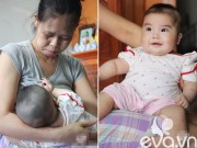 Bà bầu - Gặp bé 5 tháng tuổi cực yêu của cặp đôi "tóc bạc mới có con"