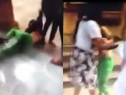 Clip Eva - Video: Nữ nhân viên y tế bị đánh ghen, đổ mực khắp người tại bệnh viện