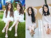Làm mẹ - Đốn tim với 2 cô bé hotgirl Hà Nội chân dài “không đợi tuổi”