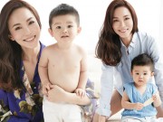 Làng sao - "Tiểu Long Nữ" Phạm Văn Phương khoe cậu quý tử đáng yêu