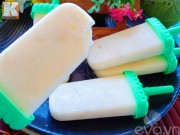 Bếp Eva - Cuối tuần rảnh rỗi làm kem sữa chua mãng cầu
