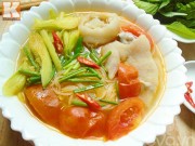 Bếp Eva - Bún móng giò dọc mùng dễ ăn cho bữa sáng