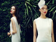 Thời trang - Hoa hậu Thùy Dung đẹp chưa từng thấy với sắc trắng