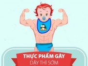 Làm mẹ - 6 kiểu thực phẩm gây dậy thì sớm cần tránh cho bé