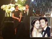 Làng sao - Vợ chồng Lee Byung Hun lần đầu cùng nhau đi đám cưới