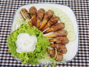 Bếp Eva - Chả tôm thịt bọc ngô bao tử chiên