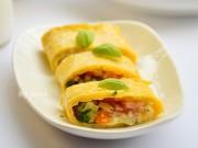 Bếp Eva - Đổi vị bữa sáng với trứng cuộn phô mai