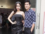 Làng sao - Lưu Hương Giang quyến rũ bên cạnh ông xã Hoài Anh