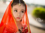 Làm mẹ - Vẻ đáng yêu của bé gái Quảng Ngãi làm "Cô dâu 8 tuổi"