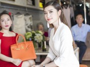 Làng sao - Á hậu Huyền My khoác phụ kiện nửa tỷ đi sự kiện