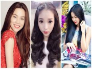 Làm đẹp - Sao Việt xinh đẹp lạ thường với tóc 'bổ luống'