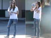 Làng sao - Vợ Justin Timberlake khoe dáng thanh mảnh sau sinh