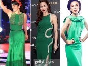 Thời trang - Những bộ váy lục bảo "đắt xắt ra miếng" của sao Việt