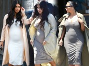 Thời trang - Kim "siêu vòng 3" bị chỉ trích vì mặc váy quá bó khi có bầu