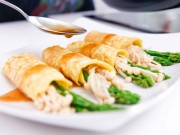 Bếp Eva - Trứng cuộn nấm, măng tây ngon ngất ngây