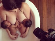 Làm mẹ - Ngất ngây với loạt ảnh cho con bú tuyệt đẹp