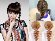 Làm đẹp - 5 phút làm tóc tết xoắn tuyệt đẹp cho quý cô sang chảnh