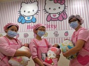 Bà bầu - Độc đáo bệnh viện phụ sản Hello Kitty ở Đài Loan