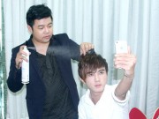 Làng sao - Quang Lê tự tay "tút tát" ngoại hình cho Trọng Nghĩa