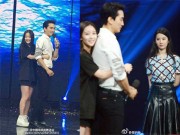 Làng sao - Lưu Diệc Phi "xị mặt" vì fan ôm Song Seung Hun
