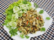 Bếp Eva - Ốc xào sả ớt giòn giòn hấp dẫn